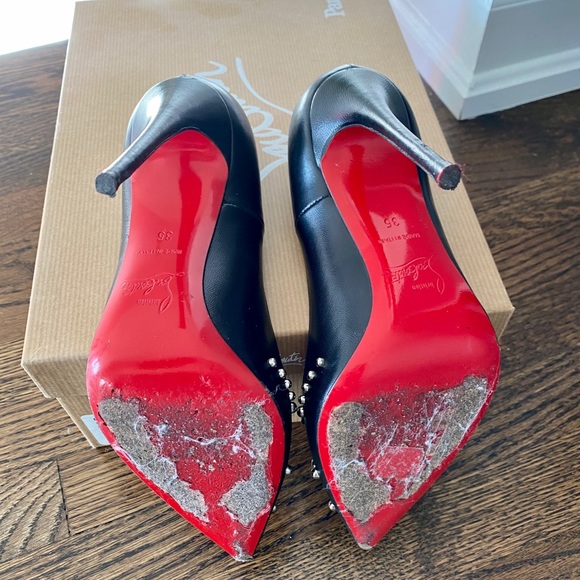 ❌ SOLD ❌ CHRISTIAN LOUBOUTIN Door Knock KID Pump - Picture 4 of 6